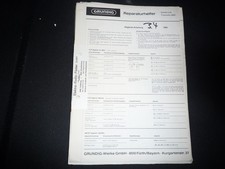 Schema elettrico originale manuale di servizio Grundig Satellit 210 transistor 6001