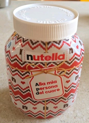 Nutella barattolo 950 vuoto - nutella,