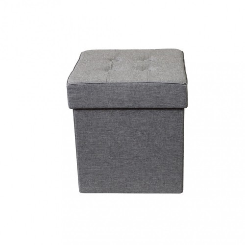 Pouf contenitore grigio - pouf,