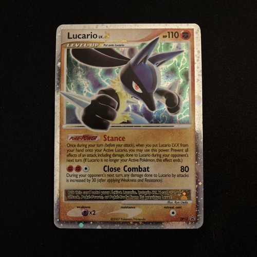 Pokemon lucario holo dp12 - lv.x,