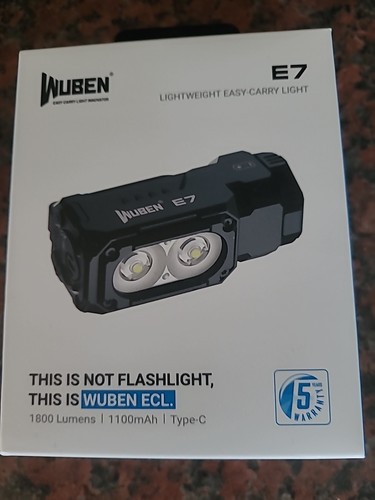 Wuben edc torcia faro - edc,