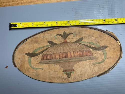 Pannello intarsiato antico