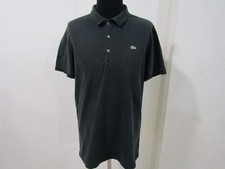 Polo uomo Lacoste cotone nera