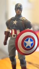 Action Figure Capitan America Captain America Marvel Avengers Scala 1:6 Tessuto