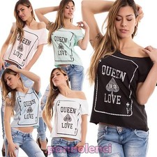 Maglia donna maglietta mezze