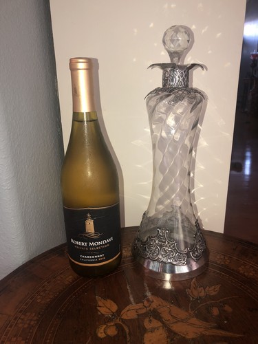Antico decanter cristallo