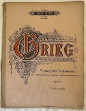 EDVARD GRIEG NORSKE FOLKEVISER