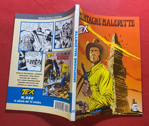 Tex 479 montagne maledette - tex,