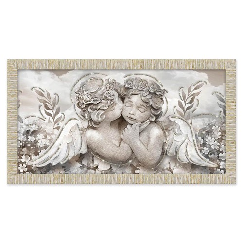 Quadro moderno cornice bianca - quadro,