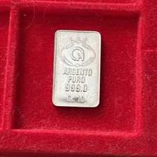 LINGOTTO 10 GRAMMI ARGENTO 999