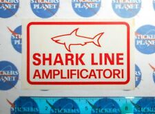 ADESIVO VINTAGE AUTOCOLLANT STICKER AUTO MOTO TUNING SHARK LINE AMPLIFIERS