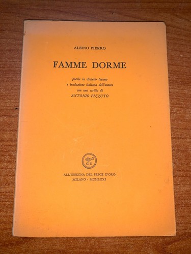 Albino pierro famme dorme - albino,