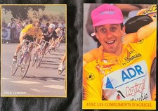 2 cartoline Ciclismo Greg