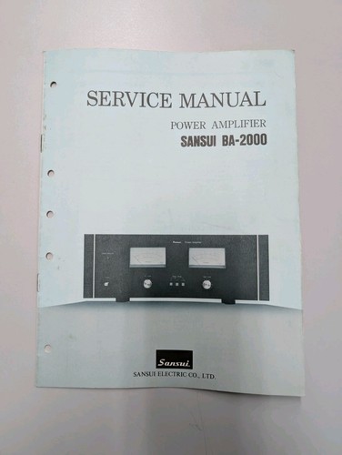 Sansui 2000 amplificatore - ba-2000,