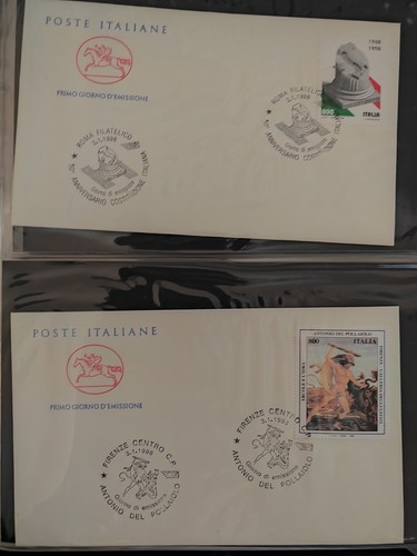 Buste fdc anno - anno, cavallino