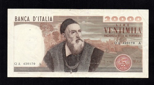 Ventimila 20000 lire tiziano - 20000,