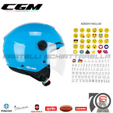 Casco Jet Moto Baby Bimbo Bambino Bimba CGM 261 Mini Mono Celeste 261AALA91