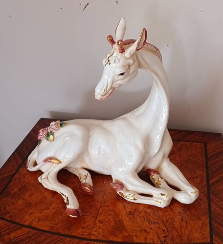 Statuina capodimonte giraffa - statuina,