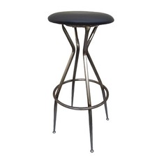 SGABELLO ALTO DA BANCONE BAR VINTAGE ANNI 70 STILE AMERICANO