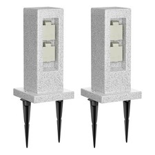 2x presa da giardino a colonna