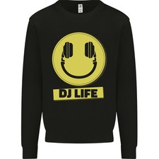 Felpa Uomo DJ Life Acid Face