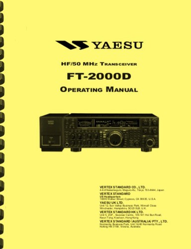 Yaesu 2000d - yaesu, ft-2000d