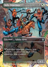 MTG WEB-WARRIORS 203 FOIL EXC - GUERRIERI DELLA RAGNATELA - SPM X EN - MAGIC
