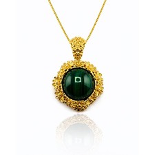 Ciondolo argento 925 dorato