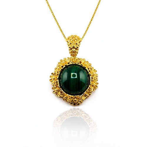 Ciondolo argento 925 dorato