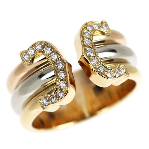Anello cartier k18yg con - anello, k18yg/wg/pg