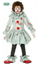CARNEVALE HALLOWEEN VESTITO PENNYWISE I.T. PAGLIACCIO ASSASSINO TG BAMBINO IT
