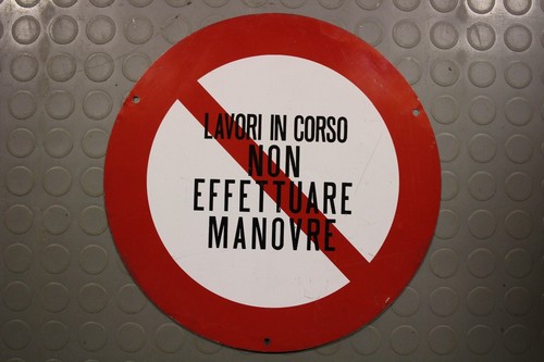 Insegna cartello industriale - cartello,