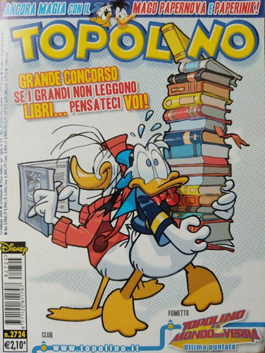 Topolino 2724 disney papernova - 2724,