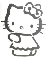 Adesivo hello kitty - kitty, saluta