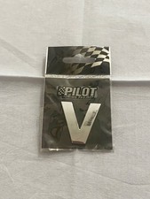 Pilot 3D LETTERE Cromate h. 30 mm – Adesivi a Specchio con forte tenuta