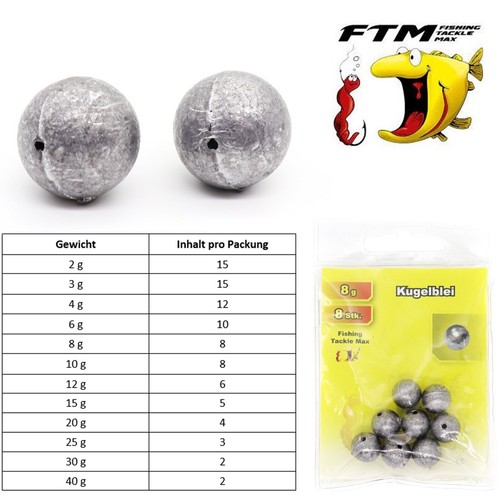Piombo sfera 40g - piombo, a