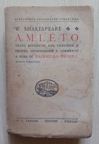 Amleto shakespeare - -,