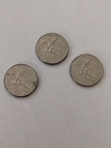 Micro monete lire anno - 50,