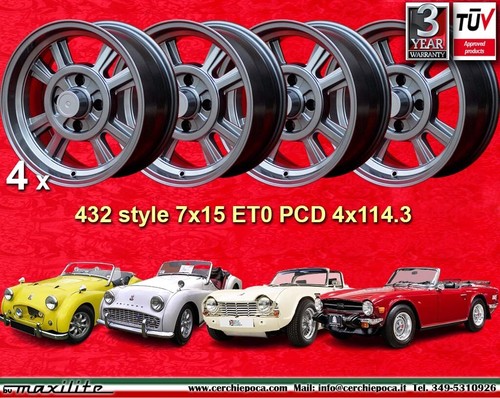 Cerchi triumph tr2 tr3 tr3a - cerchi,