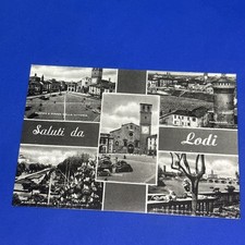 SALUTI DA LODI CARTOLINA VECCHIA
