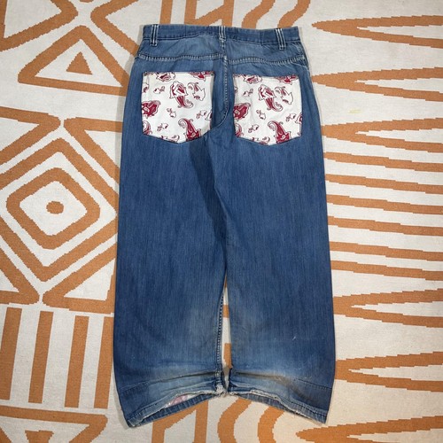 Jeans denim larghi karl kani - larghi,
