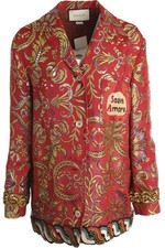GUCCI GIACCA SETA ROSSA IT 38