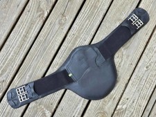 NUOVO Devoucoux Chiberta nero imbottito protezione pancia dressage circonferenza - taglia 32"-80 cm