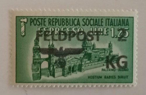 Emissione locali feldpost - , kg