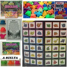 MINI BOGLINS VINTAGE GIOCHI PREZIOSI 1991/1994 TRIBU' COLORI A SCELTA E CARTE