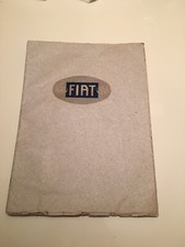 Brochure auto Fiat d'epoca