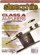 Stereophile Vol.28 No.5, May 2005: MARK LEVINSON No.431 & CODA s5 Class A amps