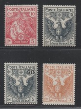 Regno 1915-16 - Pro Croce Rossa - Nuovi gomma integra MNH** - Freschi e Centrati