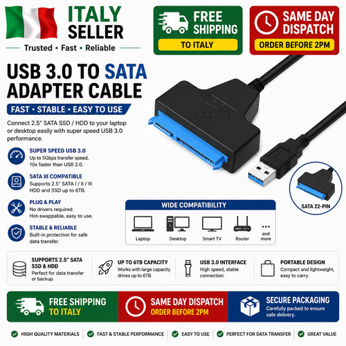 Cavo sata usb adattatore - sata,