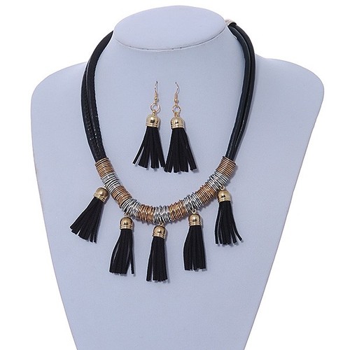 Statement nappa pelle nera - pelle,